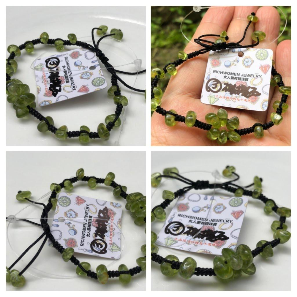 天然拉長石灰月光石橄欖石手編繩14k繞線手鍊手串手環手珠珠寶首飾飾品-細節圖4