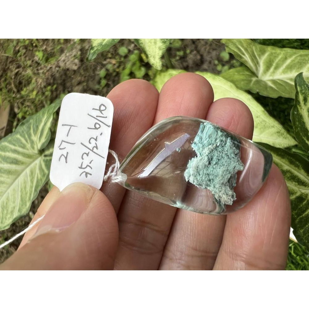 27組超美水晶黑髮幽靈共生白黃綠幽靈晶體超透彩色花幽靈掛墬吊墬墬子項鍊掛件送銀鍊珠寶寶石首飾飾品-細節圖5