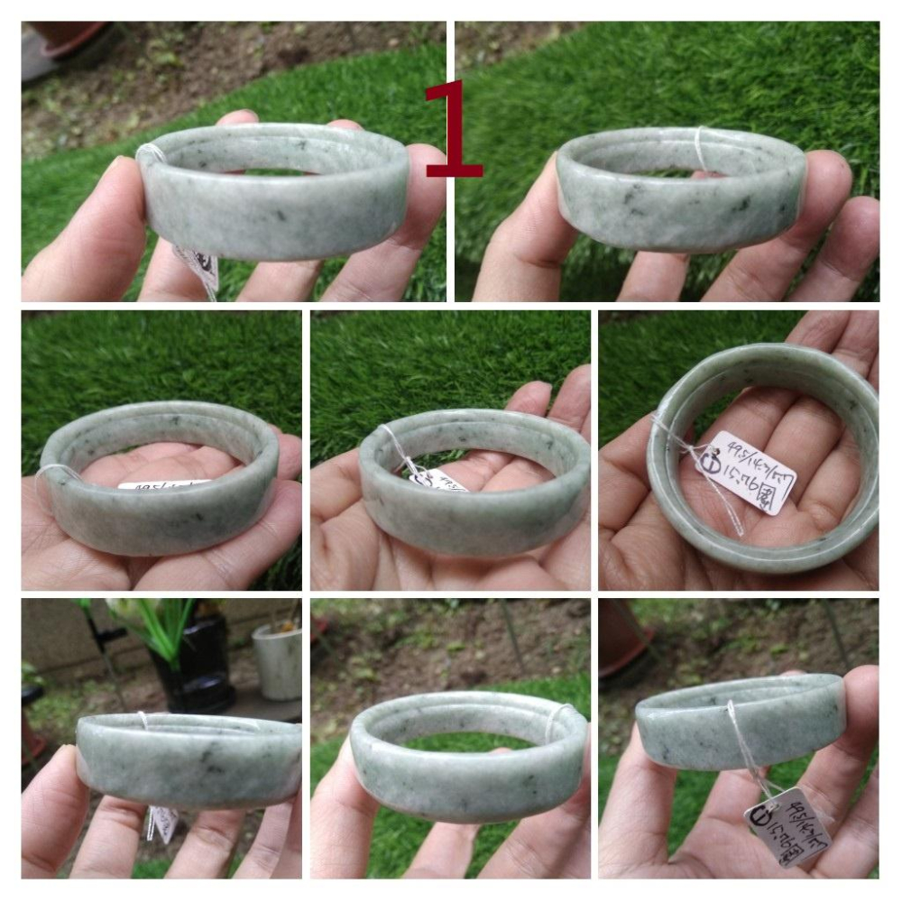 15.76-15.92圍16圍緬甸玉翡翠a貨冰糯種芋頭紫飄花手鐲手環公主方鐲玉鐲寶寶兒童鐲子珠寶天然玉石寶石首飾飾品-細節圖2