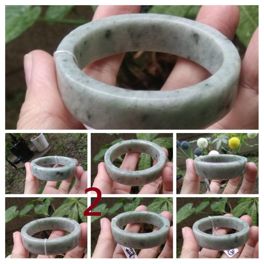 15.76-15.92圍16圍緬甸玉翡翠a貨冰糯種芋頭紫飄花手鐲手環公主方鐲玉鐲寶寶兒童鐲子珠寶天然玉石寶石首飾飾品-細節圖3