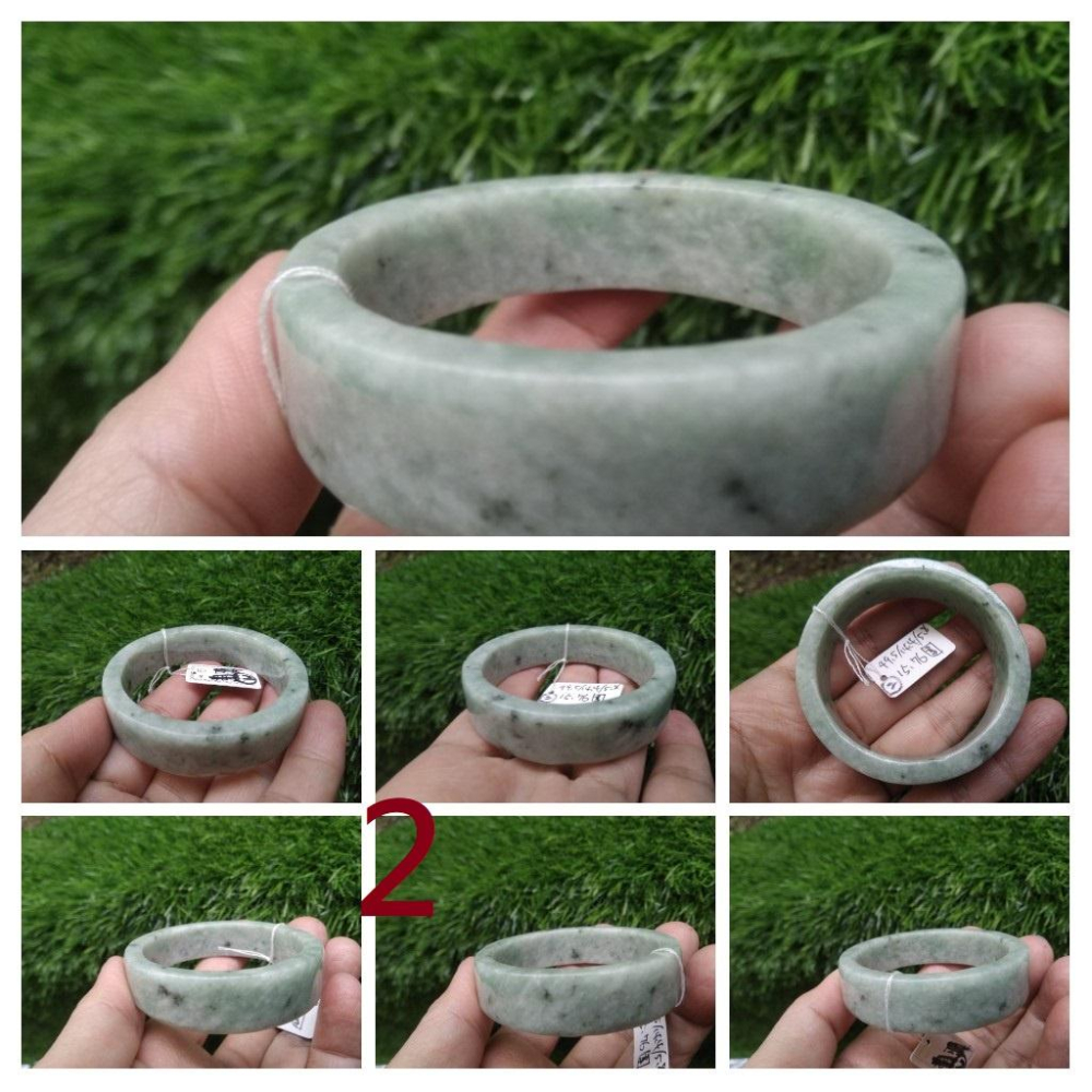 15.76-15.92圍16圍緬甸玉翡翠a貨冰糯種芋頭紫飄花手鐲手環公主方鐲玉鐲寶寶兒童鐲子珠寶天然玉石寶石首飾飾品-細節圖4