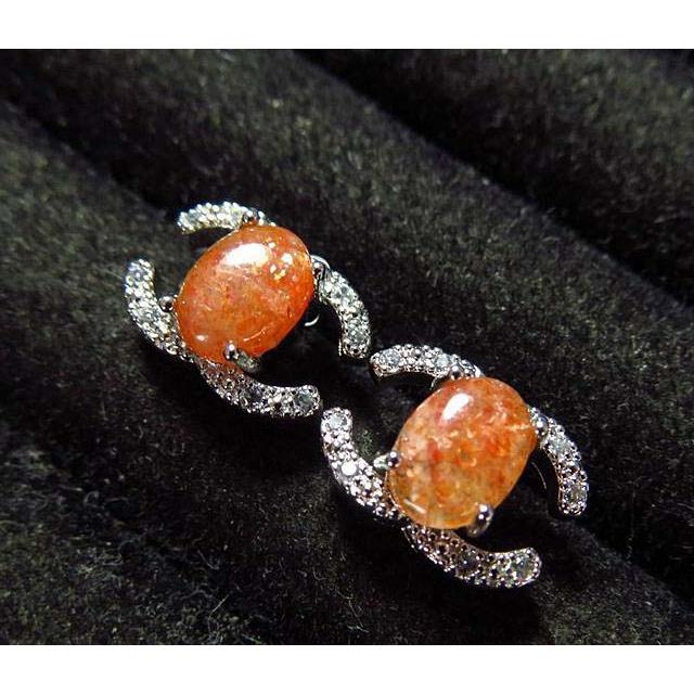 天然水晶螢光種老料金草莓925銀手小香風耳釘耳環耳飾任選珠寶玉石寶石首飾飾品套組-細節圖2