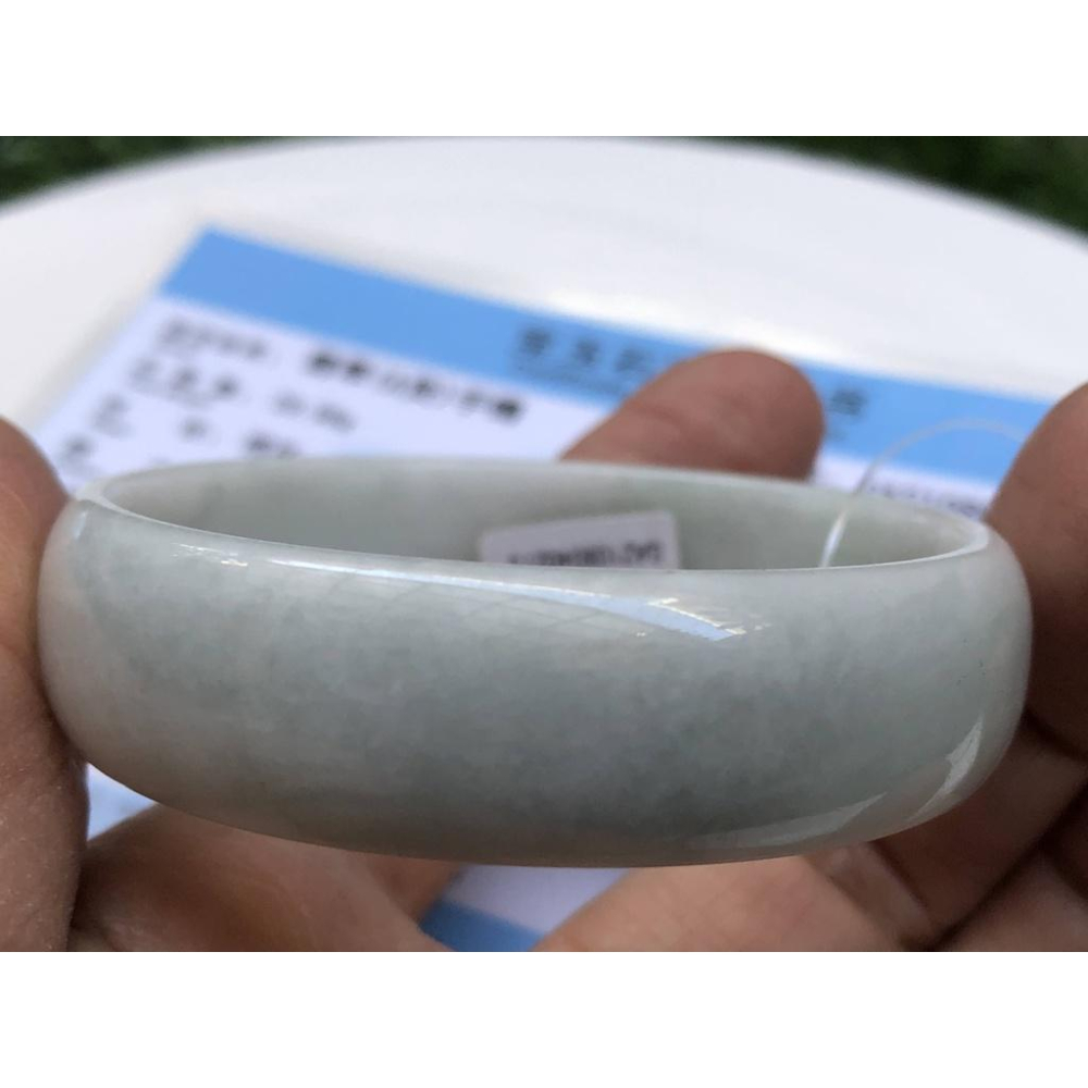 16.27圍帶證書天然玉石緬甸玉翡翠a貨冰糯種春帶彩紫羅蘭手鐲手環公主方鐲玉鐲寶寶兒童鐲子珠寶寶石首飾飾品-細節圖6