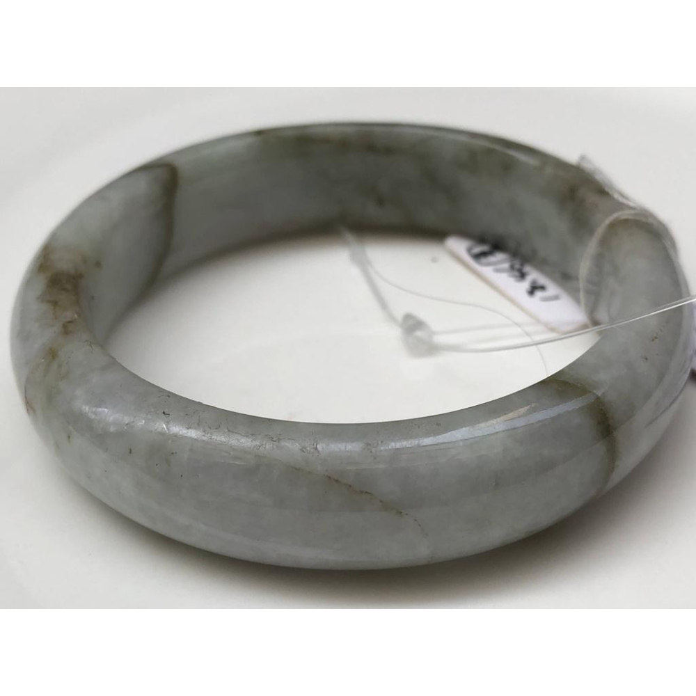 18.46圍瑕疵特惠天然玉石翡翠a貨緬甸玉硬玉三彩紫羅蘭春帶彩綠飄花手鐲玉鐲鐲子手環平安鐲扁口鐲珠寶玉石首飾飾品-細節圖3