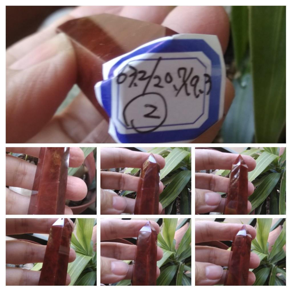 天然水晶極美紅兔毛清料滿絲膠花幽靈共生吊墬墬子項鍊掛件晶柱晶簇擺件風水擺飾珠寶玉石首飾飾品-細節圖4