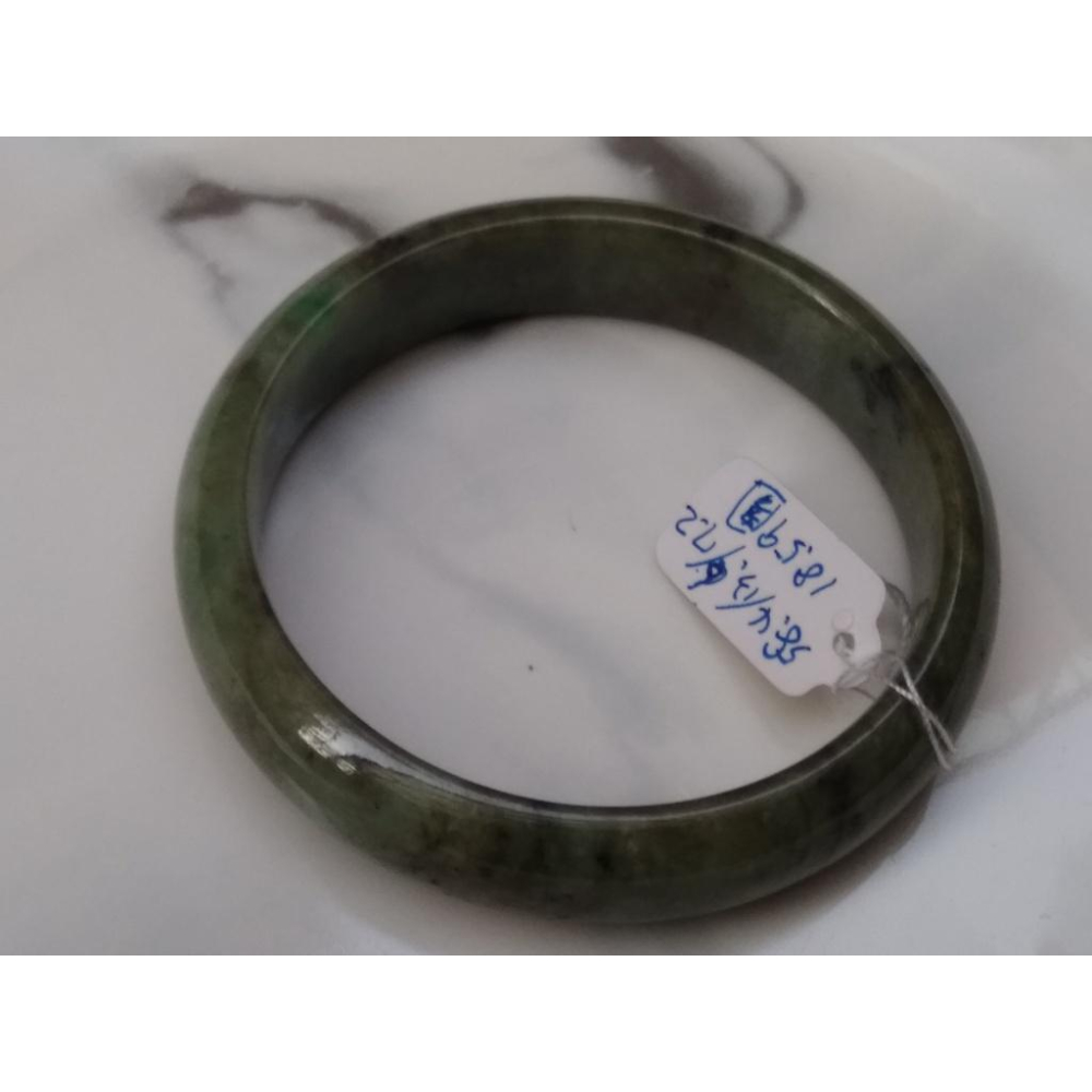 18.59圍瑕疵特惠天然玉石翡翠a貨緬甸玉硬玉冰糯種深辣綠手鐲玉鐲鐲子手環福鐲平安鐲珠寶玉石首飾飾品-細節圖7