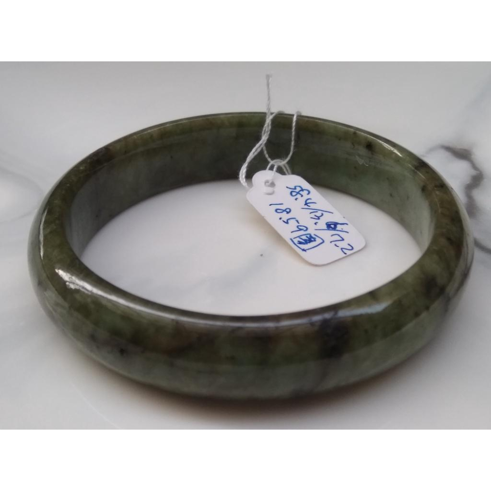 18.59圍瑕疵特惠天然玉石翡翠a貨緬甸玉硬玉冰糯種深辣綠手鐲玉鐲鐲子手環福鐲平安鐲珠寶玉石首飾飾品-細節圖9