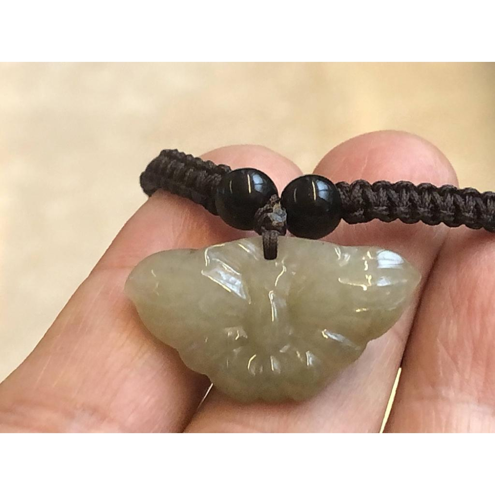 天然玉石緬甸玉翡翠a貨藍水油青紫羅蘭金蟾三腳蟾蜍黃翡蝴蝶手編繩手排手鍊手串手環珠寶玉石首飾飾品數款任選其一-細節圖9
