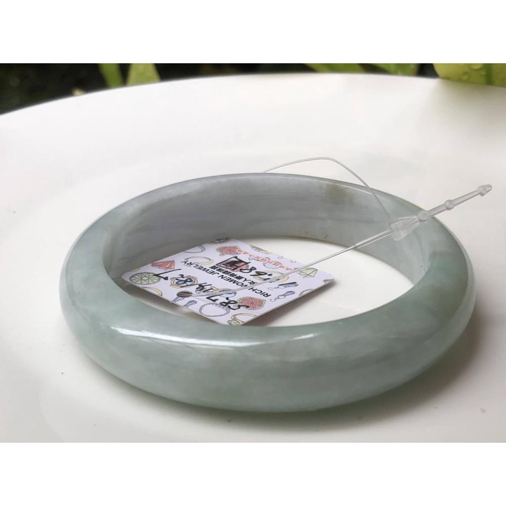 18.68圍天然玉石翡翠a貨緬甸玉三彩硬玉蘋果綠手鐲玉鐲鐲子手環首飾飾品福鐲平安鐲-細節圖3