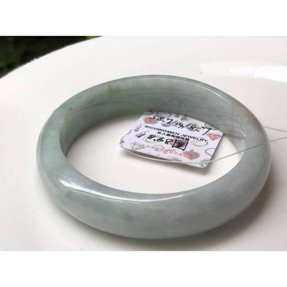 18.68圍天然玉石翡翠a貨緬甸玉三彩硬玉蘋果綠手鐲玉鐲鐲子手環首飾飾品福鐲平安鐲-細節圖4