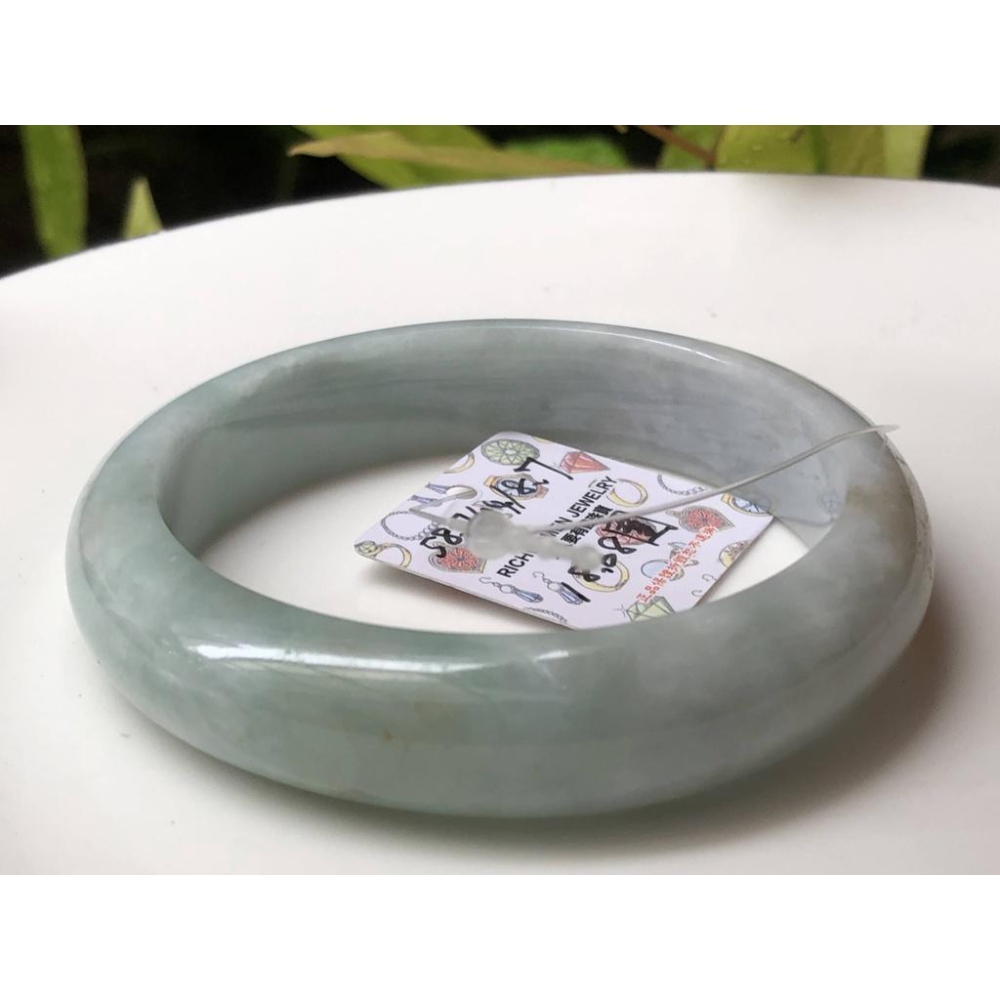 18.68圍天然玉石翡翠a貨緬甸玉三彩硬玉蘋果綠手鐲玉鐲鐲子手環首飾飾品福鐲平安鐲-細節圖6