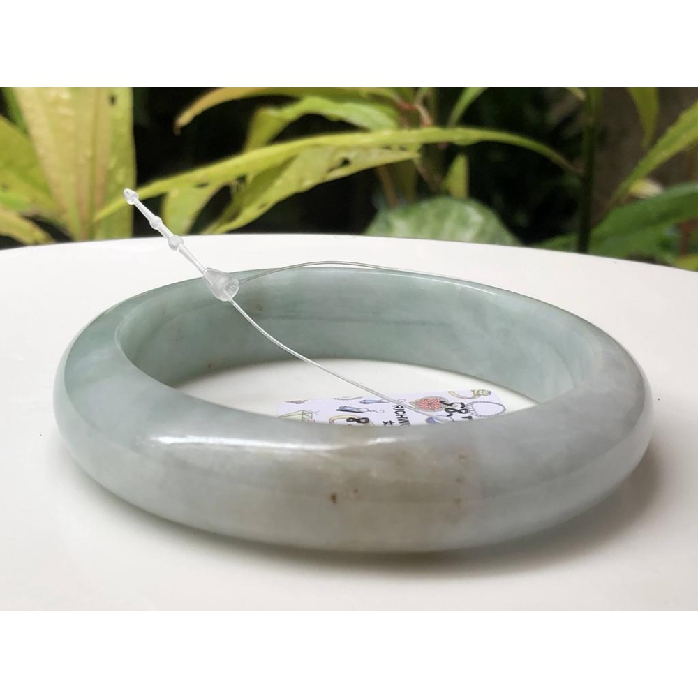 18.68圍天然玉石翡翠a貨緬甸玉三彩硬玉蘋果綠手鐲玉鐲鐲子手環首飾飾品福鐲平安鐲-細節圖8