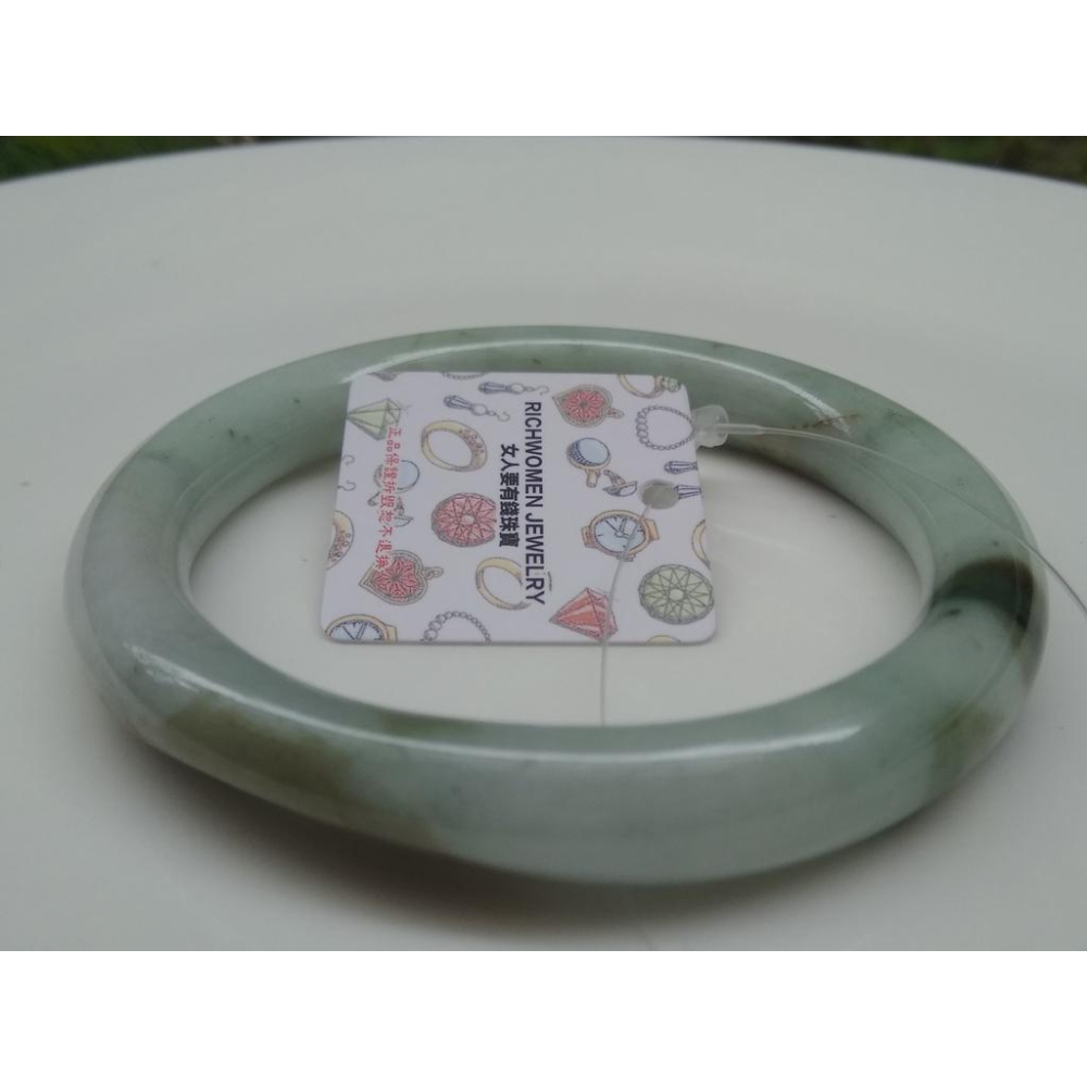 18.18圍天然緬甸玉硬玉翡翠糯種三彩手鐲玉鐲鐲子手環圓骨鐲圓條鐲珠寶玉石首飾飾品-細節圖6