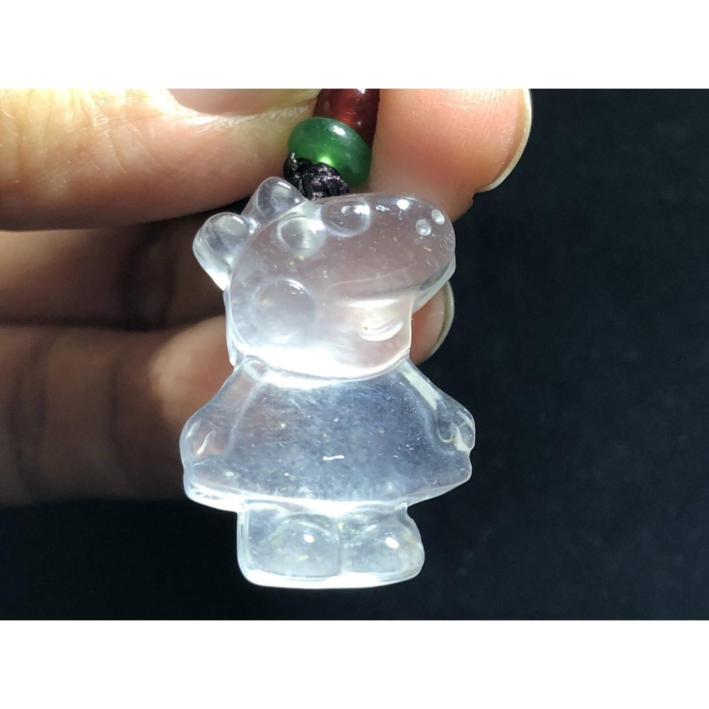 天然玉石鈉長石玉翡翠共生礦水沫玉水沫子小豬佩奇玻璃種吊墜玉墜墜子玉珮珠寶玉石首飾飾品-細節圖2