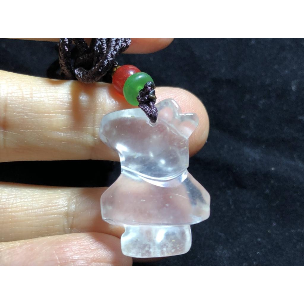 天然玉石鈉長石玉翡翠共生礦水沫玉水沫子小豬佩奇玻璃種吊墜玉墜墜子玉珮珠寶玉石首飾飾品-細節圖4