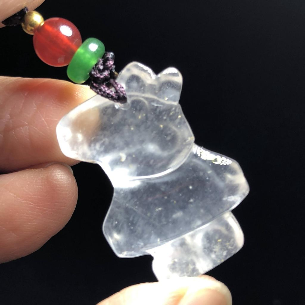 天然玉石鈉長石玉翡翠共生礦水沫玉水沫子小豬佩奇玻璃種吊墜玉墜墜子玉珮珠寶玉石首飾飾品-細節圖7