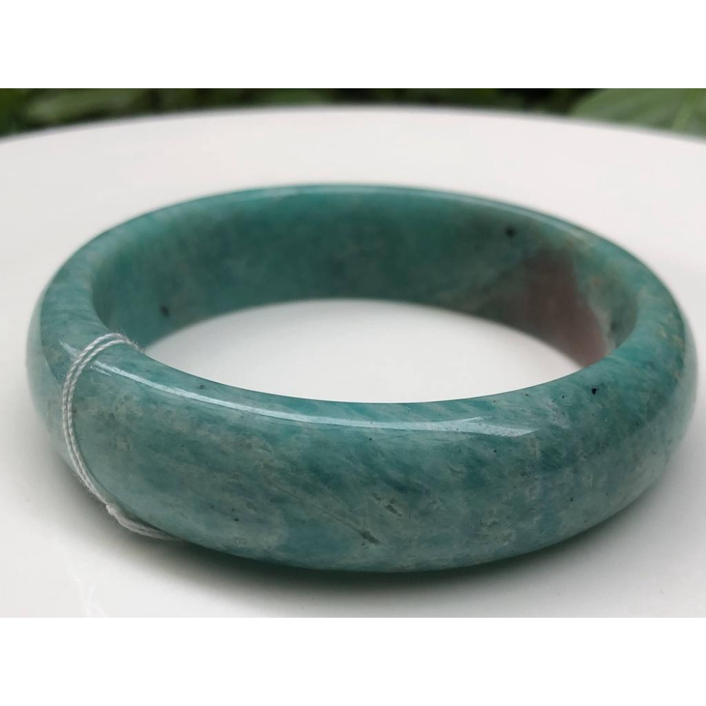 19.93圍20圍天然莫桑比克天河石鐲子手鐲手環信心石亞馬遜石水晶珠寶寶石首飾飾品-細節圖5