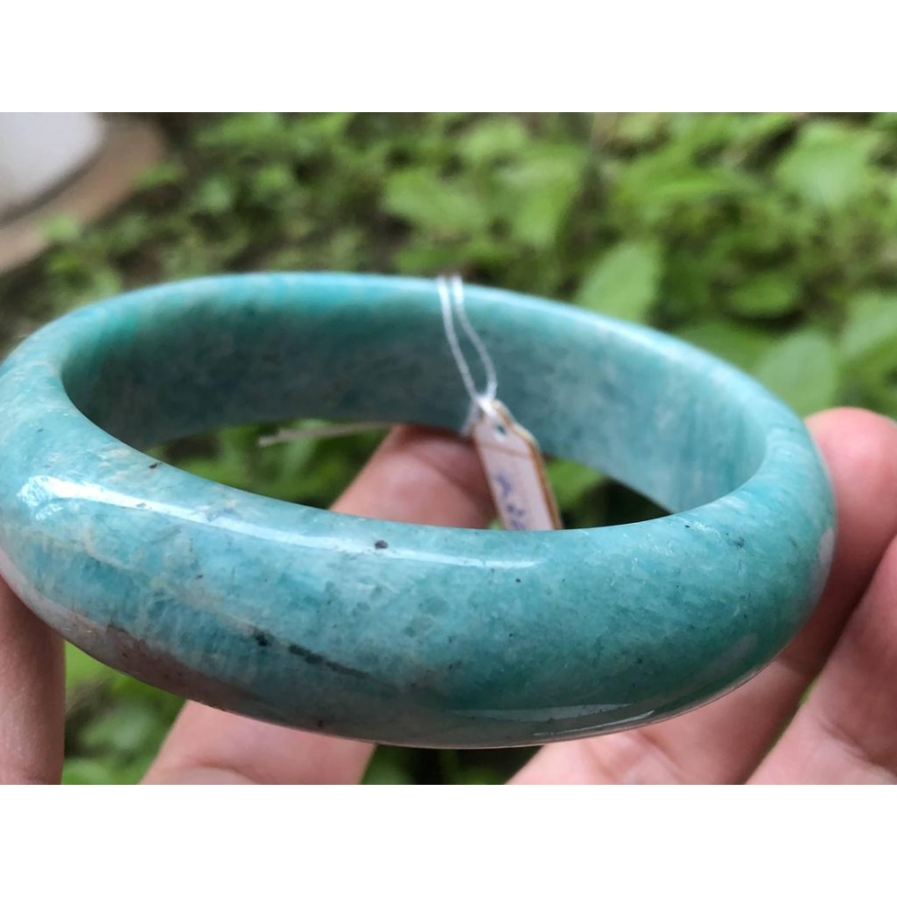 19.93圍20圍天然莫桑比克天河石鐲子手鐲手環信心石亞馬遜石水晶珠寶寶石首飾飾品-細節圖9