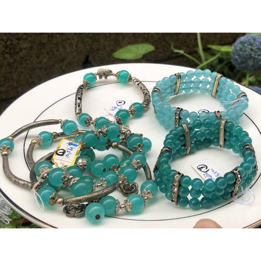 天然獨家設計款藏銀天河石單圈手鍊手串手環手珠10-19.5mm珠寶首飾飾品-細節圖8