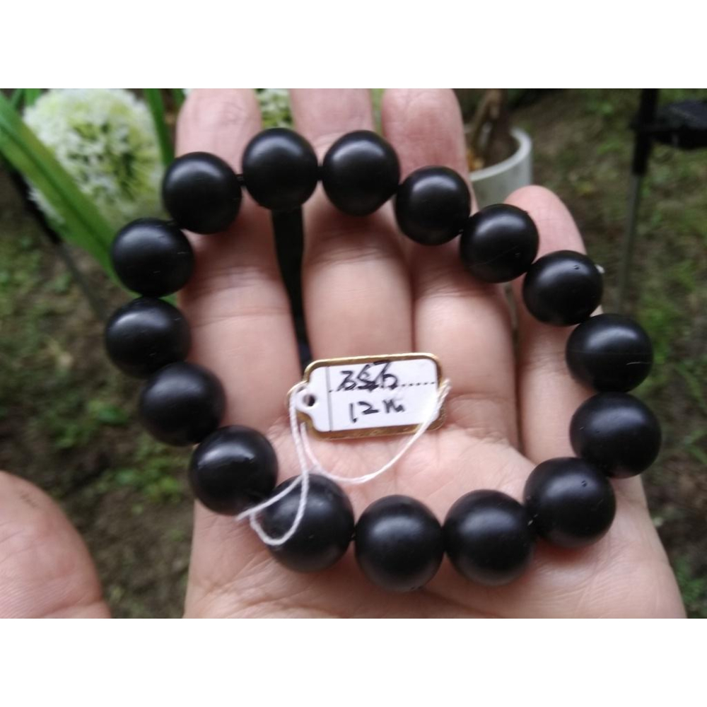 多功能保健天然玉石治病的石頭泗濱砭石手鍊手環手珠手串10-20mm玉石珠寶首飾寶石飾品數款任選其一-細節圖2