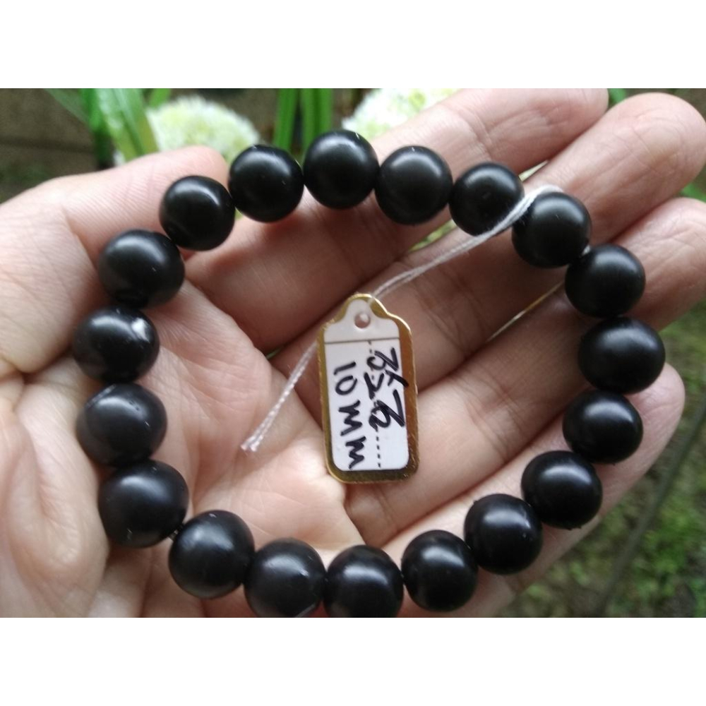 多功能保健天然玉石治病的石頭泗濱砭石手鍊手環手珠手串10-20mm玉石珠寶首飾寶石飾品數款任選其一-細節圖3