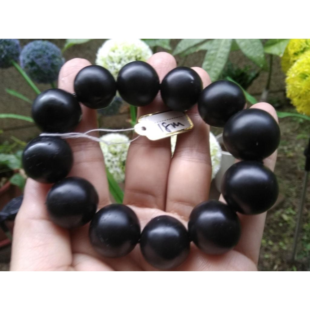 多功能保健天然玉石治病的石頭泗濱砭石手鍊手環手珠手串10-20mm玉石珠寶首飾寶石飾品數款任選其一-細節圖7