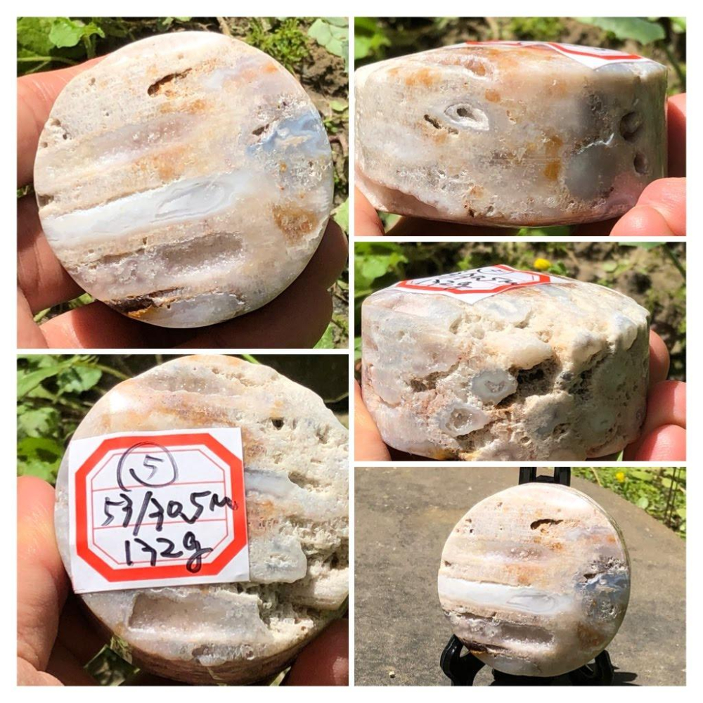 天然開口笑錢袋子紫晶洞原礦聚寶盆紫水晶鎮晶柱晶簇擺件珊瑚玉手鐲芯水晶共生礦風水擺飾數款任選其一附底座或架子-細節圖6