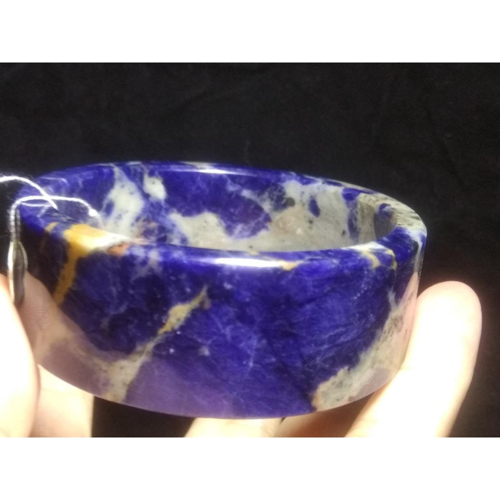 19圍天然寬版精品方鐲助睡眠超美紅藍紋路藍紋石藍紋玉手鐲玉鐲鐲子珠寶玉石首飾飾品-細節圖7