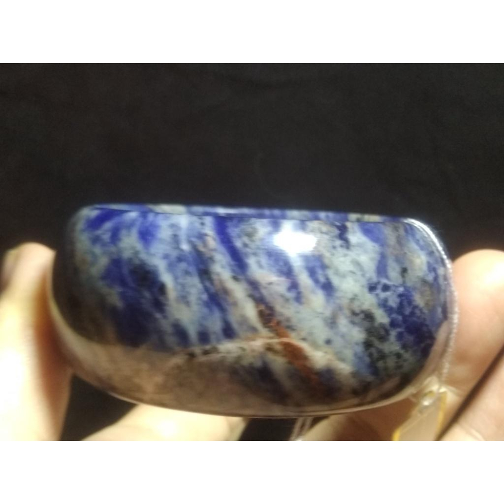 17.6圍天然寬版福鐲助睡眠超美紅藍紋路藍紋石藍紋玉手鐲玉鐲鐲子珠寶玉石首飾飾品-細節圖3