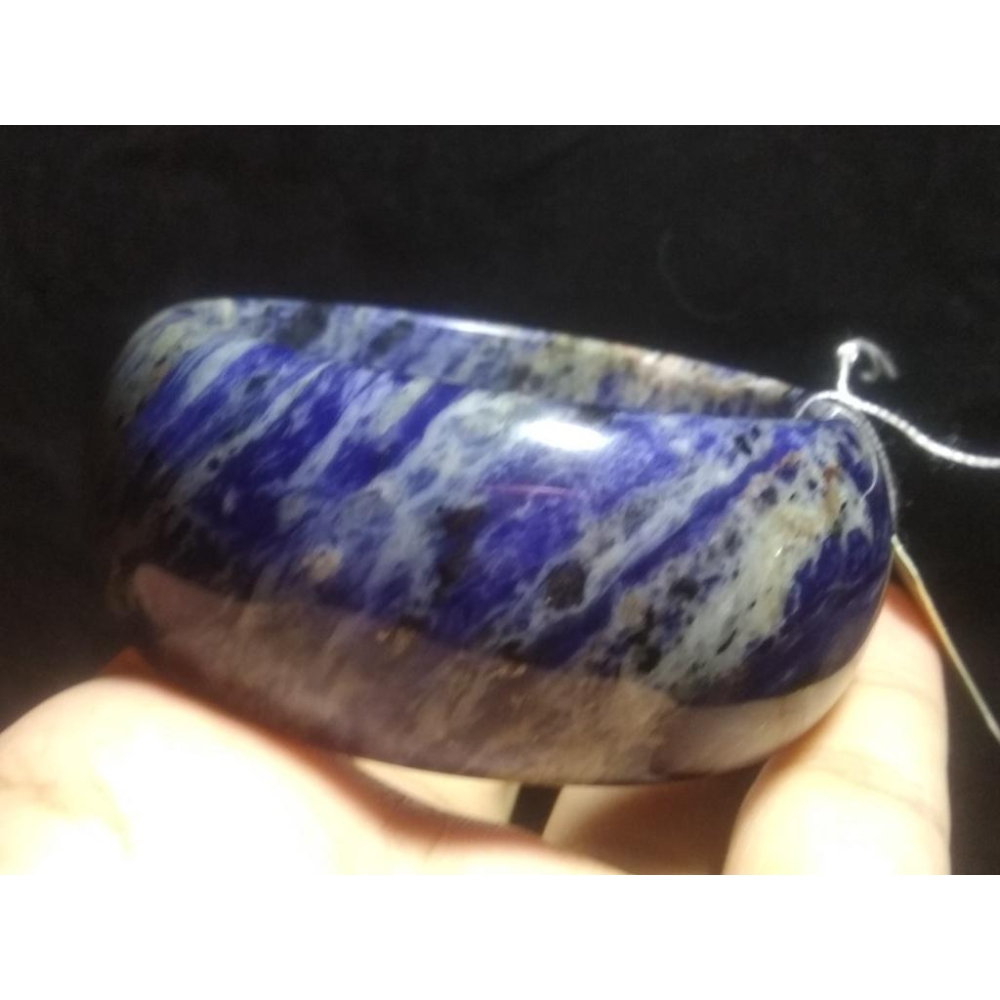 17.6圍天然寬版福鐲助睡眠超美紅藍紋路藍紋石藍紋玉手鐲玉鐲鐲子珠寶玉石首飾飾品-細節圖5