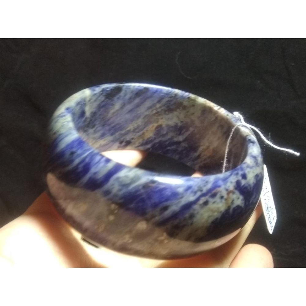 17.6圍天然寬版福鐲助睡眠超美紅藍紋路藍紋石藍紋玉手鐲玉鐲鐲子珠寶玉石首飾飾品-細節圖9