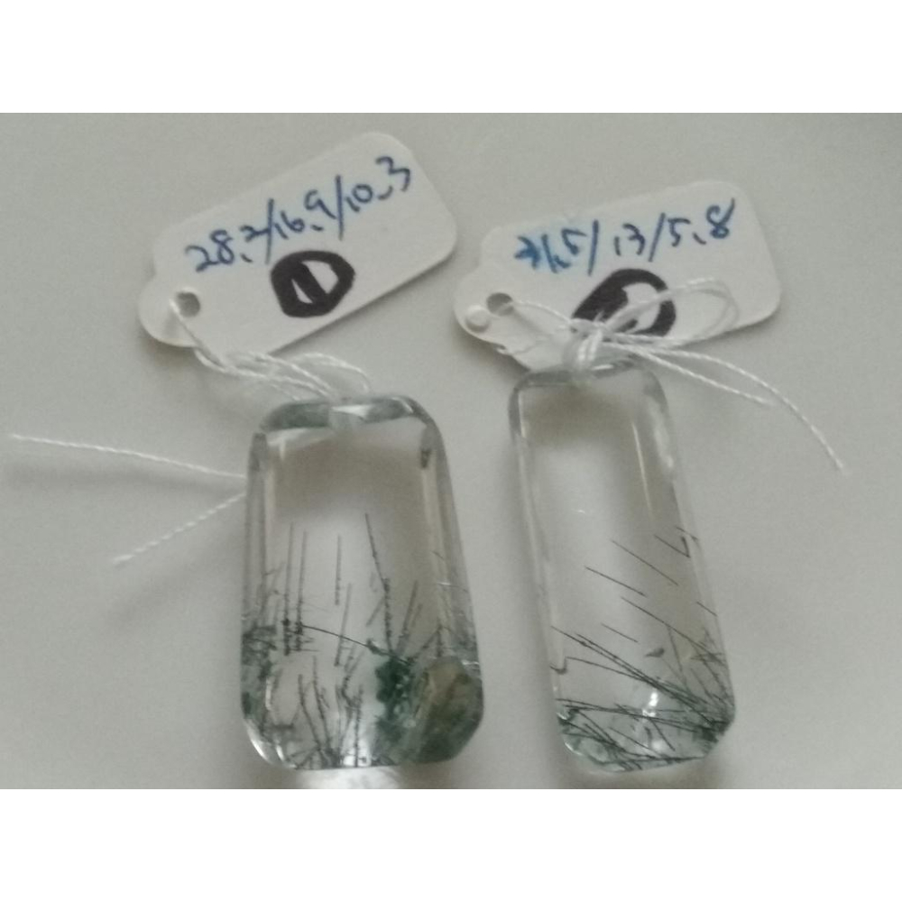 天然白水晶超透綠髮晶晶中晶幽靈吊墜掛墜墜子項鍊珠寶寶石玉石首飾飾品任選其一-細節圖8