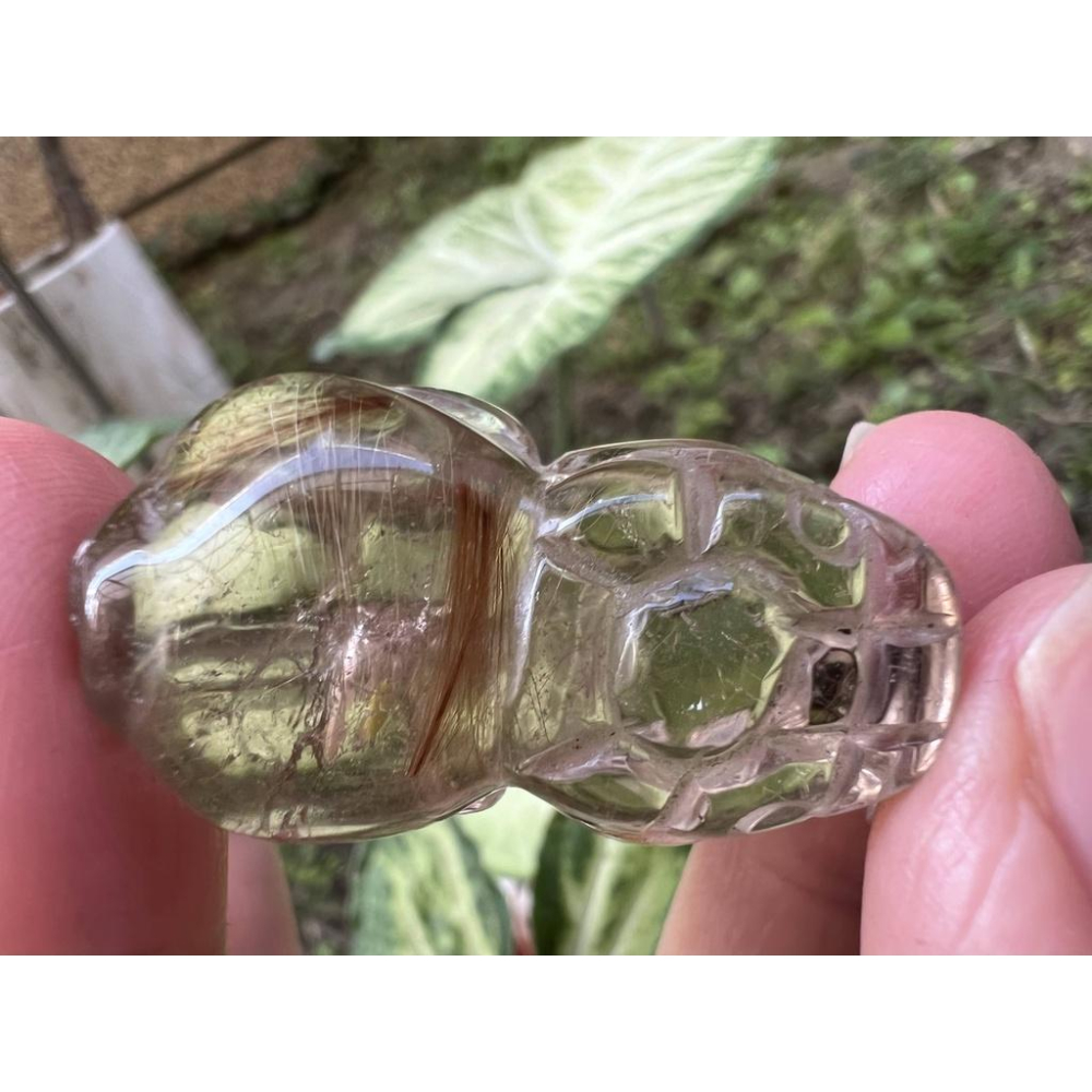 超美水晶透體雲母片紅髮晶鈦晶綠幽靈花幽靈貔貅掛墬吊墬墬子項鍊掛件珠寶寶石首飾飾品-細節圖2