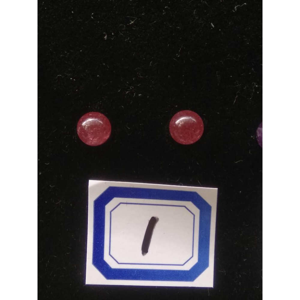 925銀原創銀鑲嵌天然水晶紅草莓晶紫水晶拉長石灰月光石耳釘耳鈎耳針耳環耳飾珠寶寶石首飾飾品-細節圖5