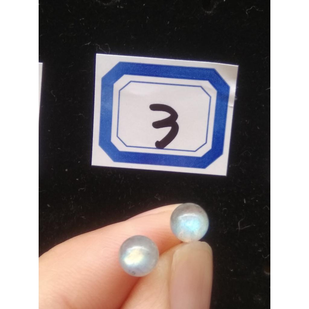 925銀原創銀鑲嵌天然水晶紅草莓晶紫水晶拉長石灰月光石耳釘耳鈎耳針耳環耳飾珠寶寶石首飾飾品-細節圖9