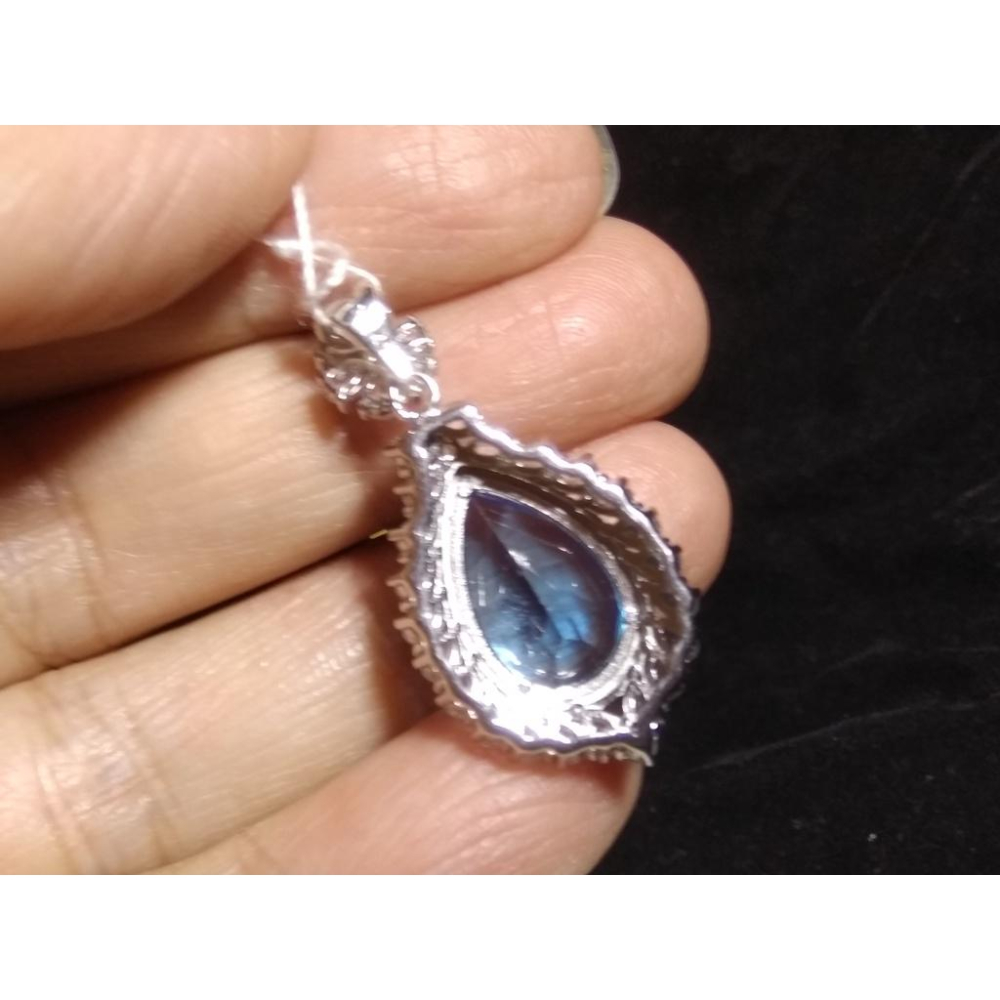 超大拓帕石托帕石吊墜大晶體靚麗刻面吊墜墬子項鍊15*10mm珠寶首飾彩色寶石首飾飾品寶石彩寶-細節圖5