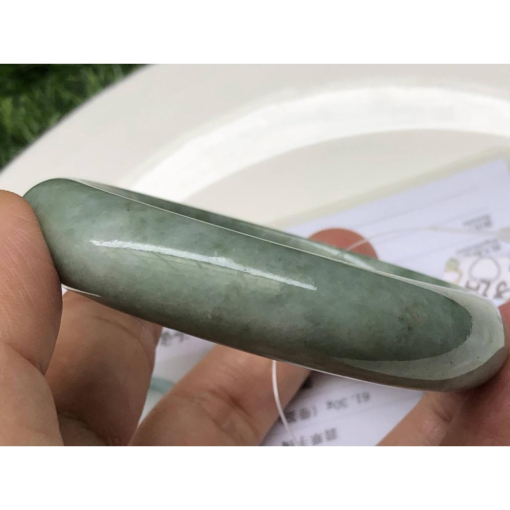 18.4圍附證書天然玉石翡翠a貨緬甸玉硬玉滿綠飄紅翡手鐲玉鐲鐲子手環首飾飾品福鐲平安鐲-細節圖8