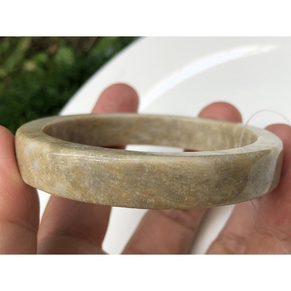 18.14圍天然玉石珊瑚玉菊花石手鐲玉鐲鐲子手環方鐲款公主鐲珠寶玉石首飾飾品-細節圖9