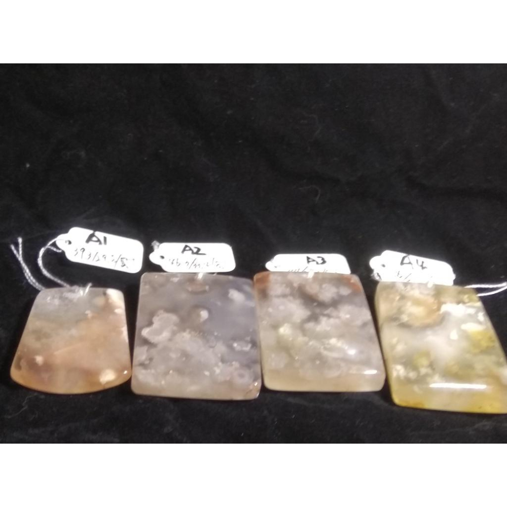 A組天然水晶平安無事牌櫻花瑪瑙吊墜墜子掛件項鍊珠寶寶石首飾飾品任選其一-細節圖7