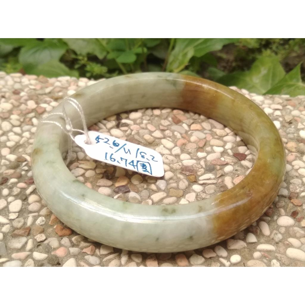 16.74圍天然玉石翡翠a貨緬甸玉硬玉飄花冰種紅翡黃翡手鐲玉鐲鐲子手環福鐲平安鐲珠寶玉石首飾飾品-細節圖6