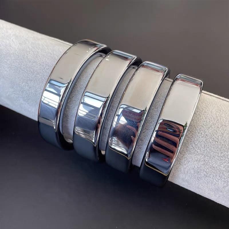 19.48圍真品天然鈦赫茲手鐲手鐲手環圓扁平鐲子方鐲首飾飾品太赫茲能量石日本磁石女款多晶矽美容-細節圖5