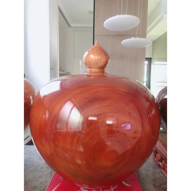 台灣檜木越南檜木聚寶盆雙色紫檀帶財眼財位擺件招財-細節圖5