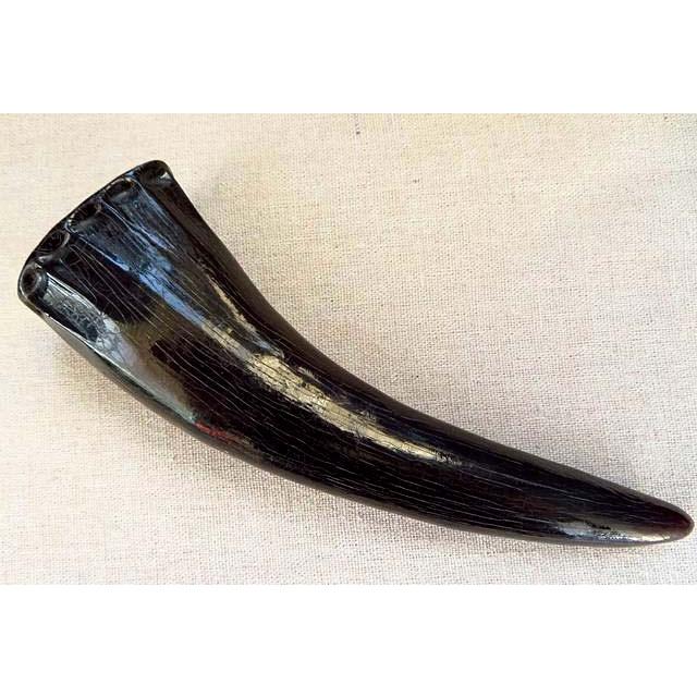 天然做工精細*超美*極具特別*極美AAA級17cm牛角擺件123g礦物標本家居擺件觀賞收藏-細節圖2