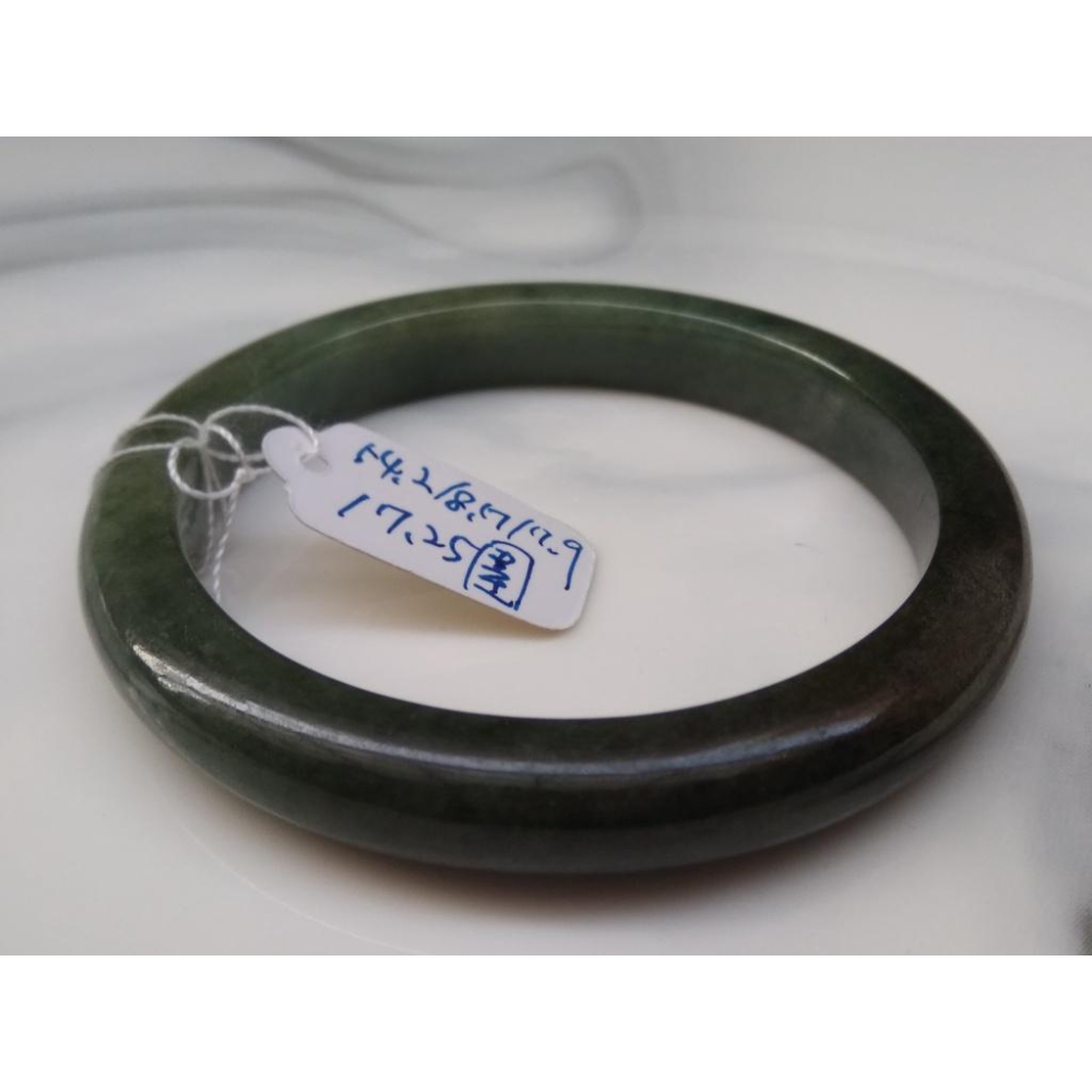 17.25圍天然玉石翡翠a貨緬甸玉硬玉藍水油青種手鐲玉鐲鐲子手環福鐲平安鐲珠寶玉石首飾飾品-細節圖6