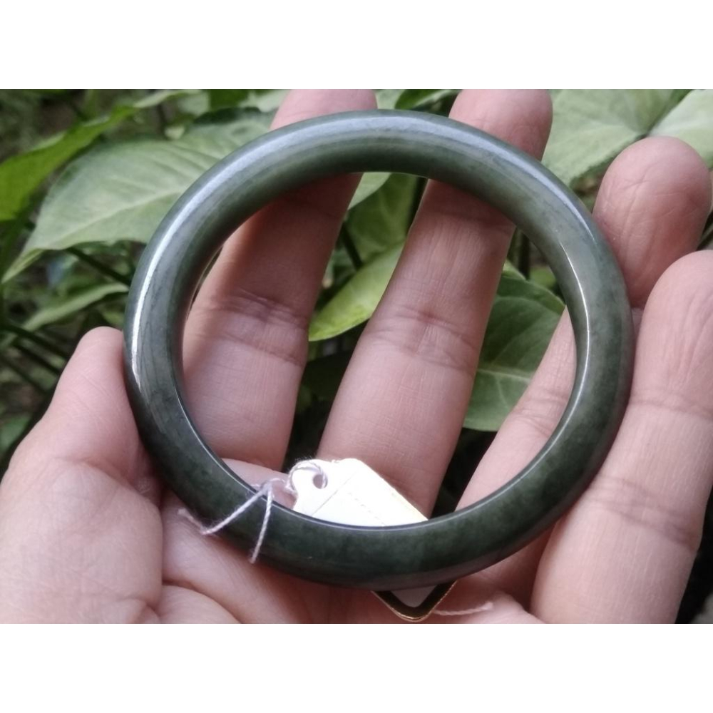 17.25圍天然玉石翡翠a貨緬甸玉硬玉藍水油青種手鐲玉鐲鐲子手環福鐲平安鐲珠寶玉石首飾飾品-細節圖9