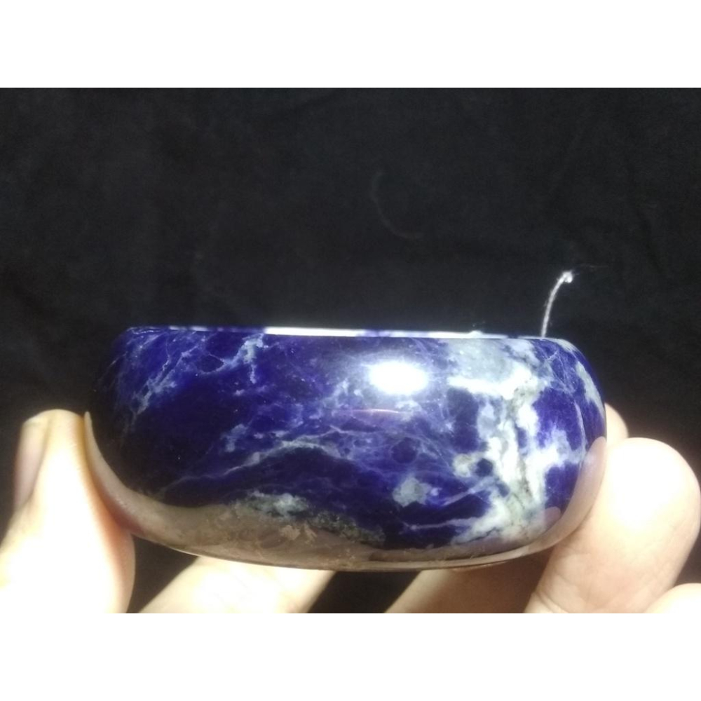 16.11圍天然寬版福鐲助睡眠超美紅藍紋路藍紋石藍紋玉手鐲玉鐲鐲子珠寶玉石首飾飾品-細節圖4