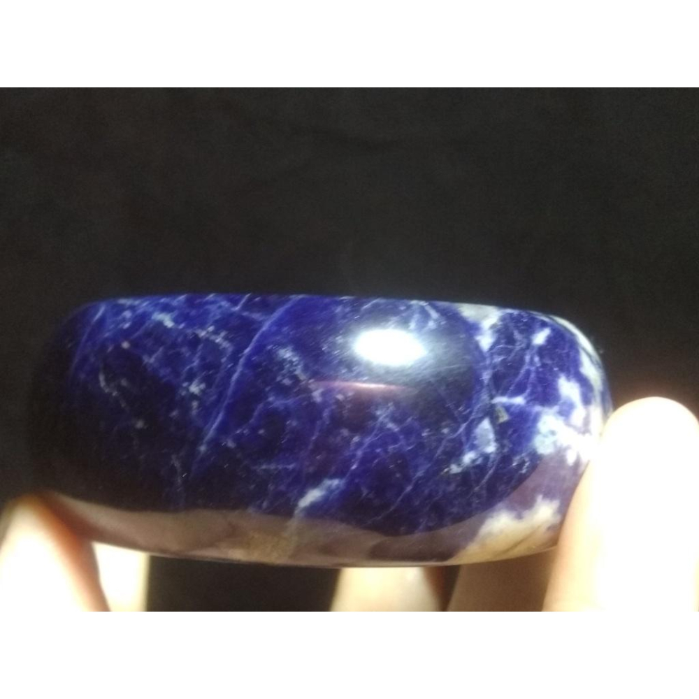 16.11圍天然寬版福鐲助睡眠超美紅藍紋路藍紋石藍紋玉手鐲玉鐲鐲子珠寶玉石首飾飾品-細節圖6