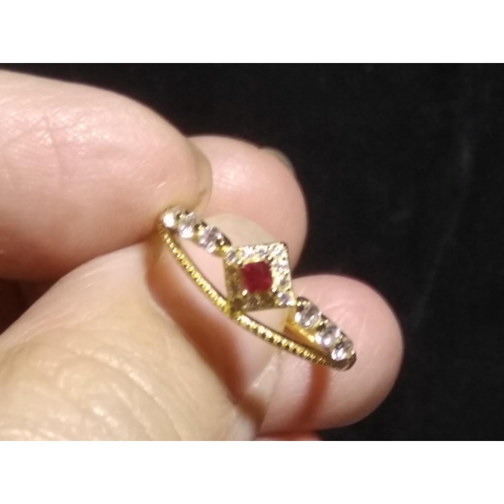 紅寶石橄欖石925銀戒指活圍珠寶首飾彩色寶石首飾飾品寶石彩寶-細節圖9