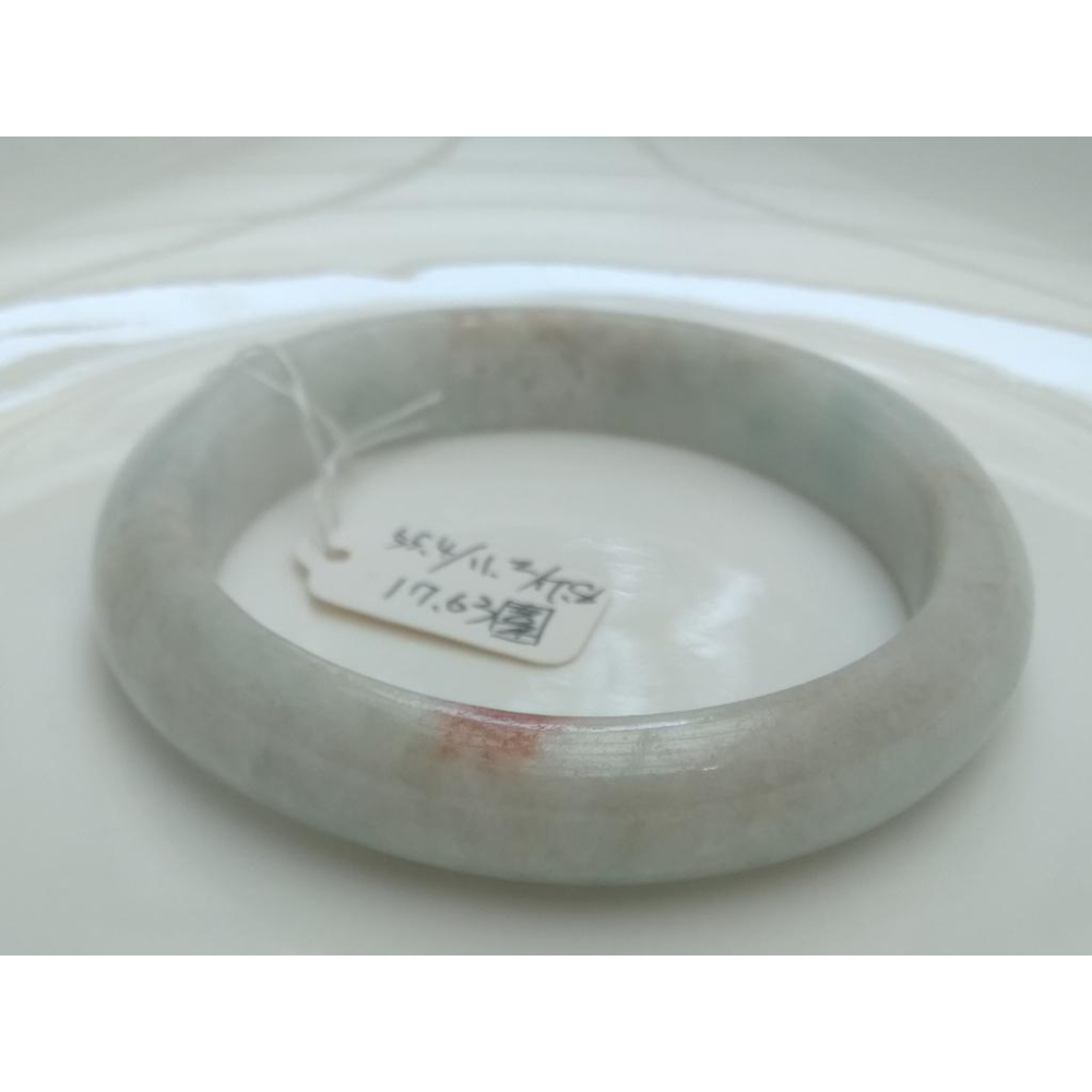 17.63天然玉石翡翠a貨緬甸玉硬玉糯種蘋果綠紅翡飄花手鐲玉鐲鐲子手環福鐲平安鐲珠寶玉石首飾飾品-細節圖6