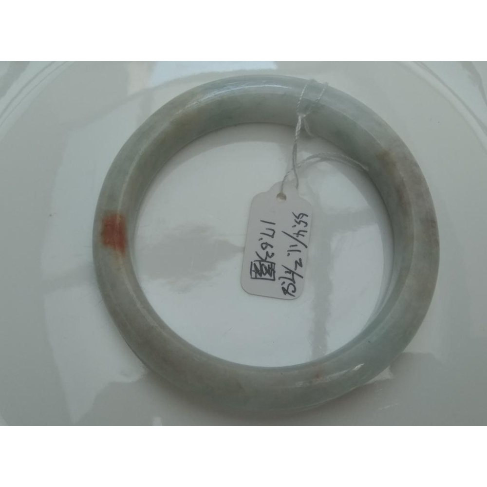 17.63天然玉石翡翠a貨緬甸玉硬玉糯種蘋果綠紅翡飄花手鐲玉鐲鐲子手環福鐲平安鐲珠寶玉石首飾飾品-細節圖7